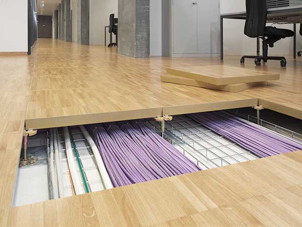 Planchers techniques pour bureaux Reims et Laon